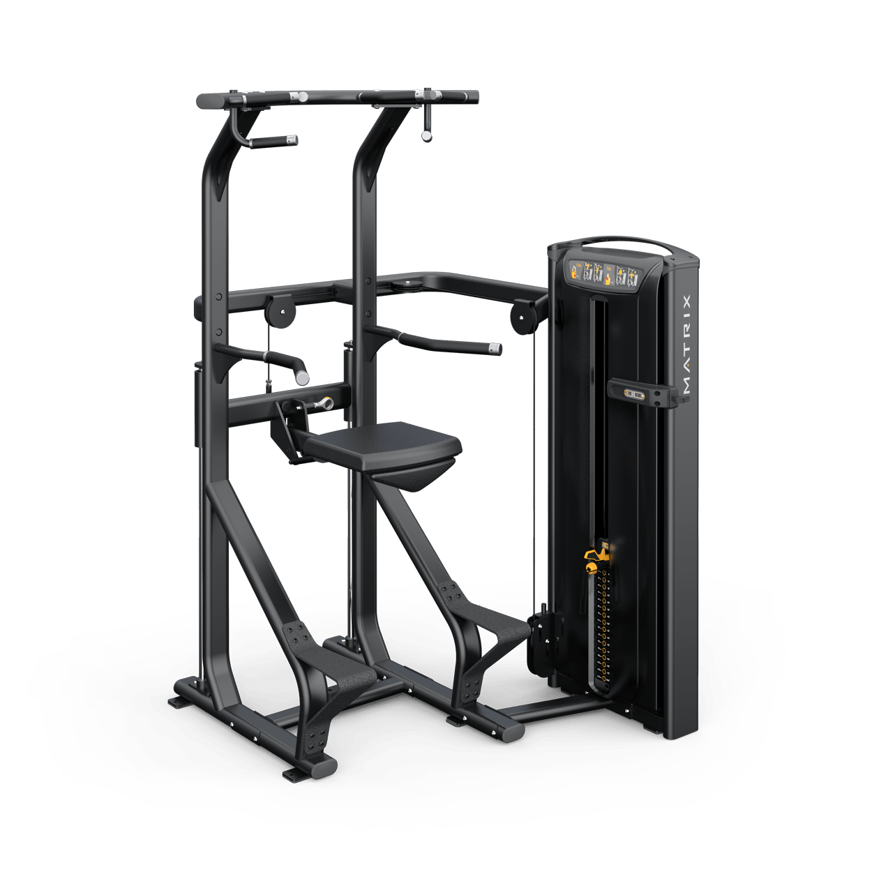 チンニング&ディップスマシン チン/ディップアシスト |シングルステーション | Matrix Fitness