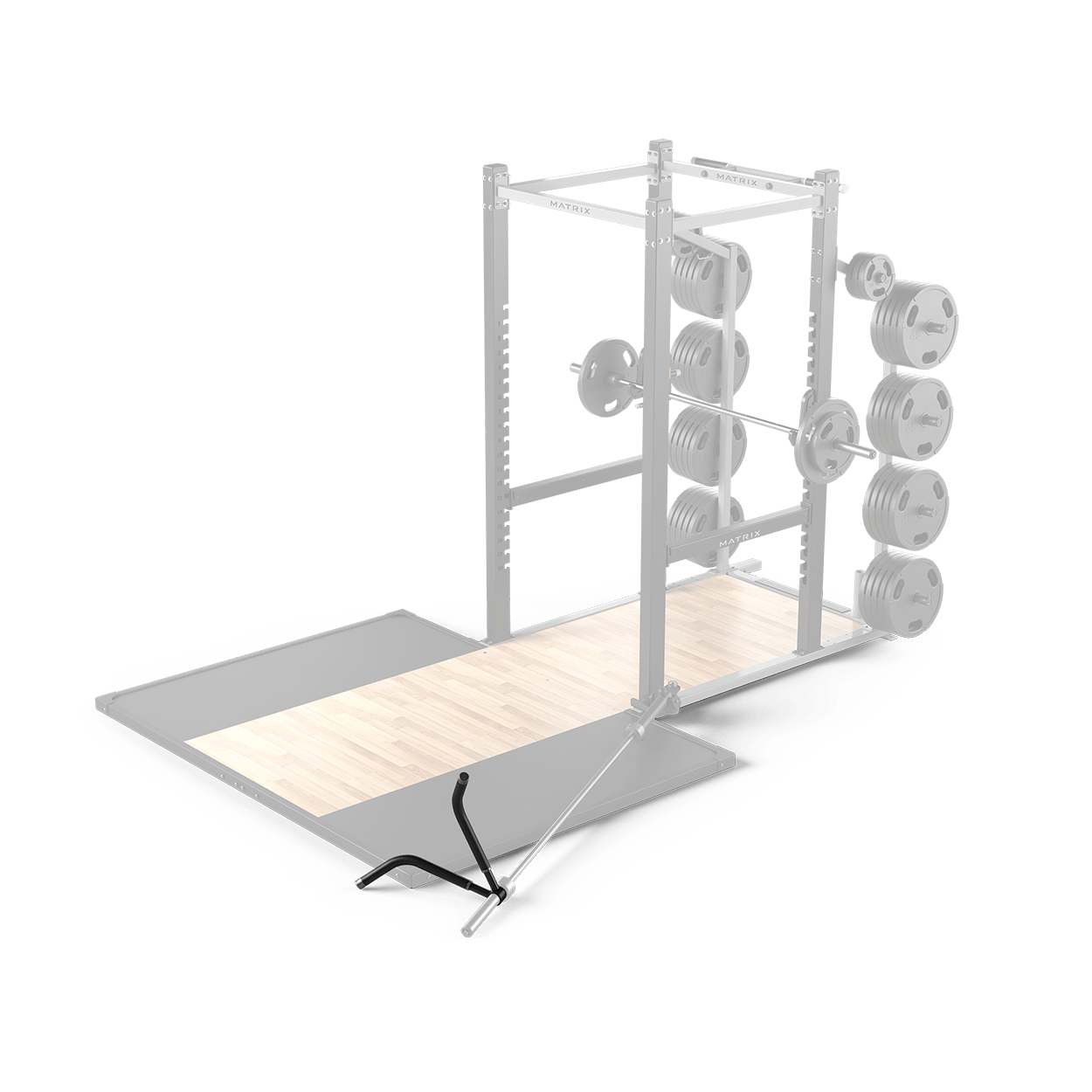 MR690 メガハーフラック | ラック & プラットフォーム | Matrix Fitness